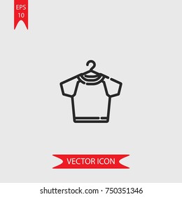 Shirt vector icon, illustration symbol