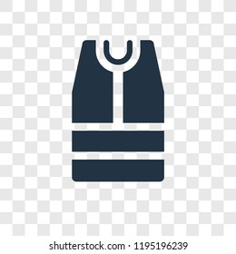 Shirt vector icon isolated on transparent background, Shirt transparency logo concept