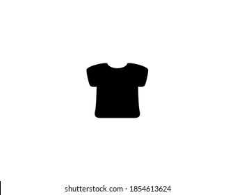 Shirt vector icon. Isolated t shirt illustration