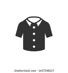 Icono de vector de Pantalones en fondo blanco.