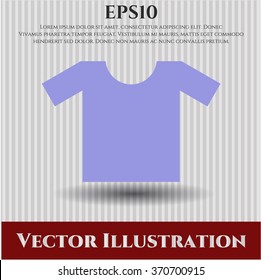 Shirt vector icon or symbol