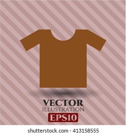 Shirt vector icon or symbol