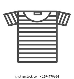 shirt vector icon thin line in white background