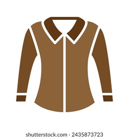 shirt vector icon with transparent background