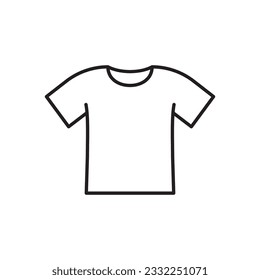 Shirt vector icon. T-Shirt icon. Shirt flat sign design. Shirt symbol pictogram. UX UI icon