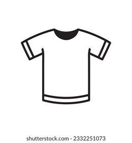 Shirt vector icon. T-Shirt icon. Shirt flat sign design. Shirt symbol pictogram. UX UI icon