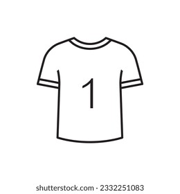 Shirt vector icon. T-Shirt icon. Shirt flat sign design. Shirt symbol pictogram. UX UI icon