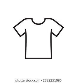 Shirt vector icon. T-Shirt icon. Shirt flat sign design. Shirt symbol pictogram. UX UI icon