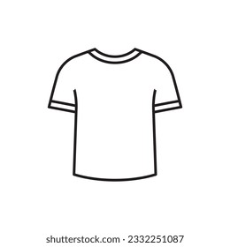 Shirt vector icon. T-Shirt icon. Shirt flat sign design. Shirt symbol pictogram. UX UI icon