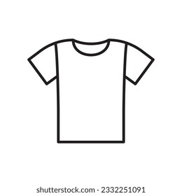 Shirt vector icon. T-Shirt icon. Shirt flat sign design. Shirt symbol pictogram. UX UI icon
