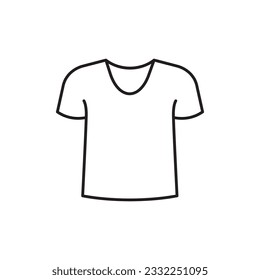 Shirt vector icon. T-Shirt icon. Shirt flat sign design. Shirt symbol pictogram. UX UI icon