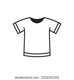 Shirt vector icon. T-Shirt icon. Shirt flat sign design. Shirt symbol pictogram. UX UI icon