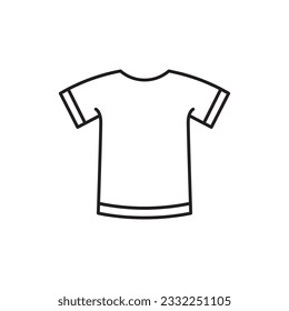 Shirt vector icon. T-Shirt icon. Shirt flat sign design. Shirt symbol pictogram. UX UI icon