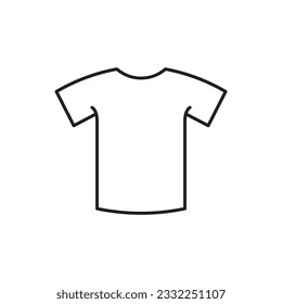Shirt vector icon. T-Shirt icon. Shirt flat sign design. Shirt symbol pictogram. UX UI icon
