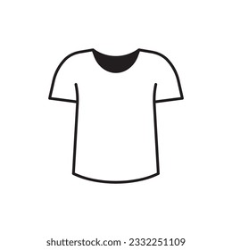 Shirt vector icon. T-Shirt icon. Shirt flat sign design. Shirt symbol pictogram. UX UI icon