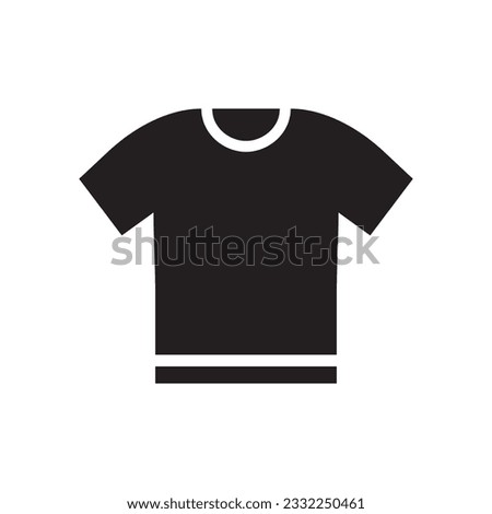 Shirt vector icon. T-Shirt icon. Shirt flat sign design. Shirt symbol pictogram. UX UI icon
