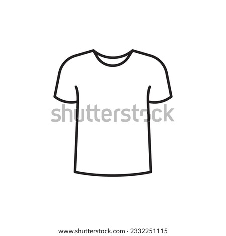 Shirt vector icon. T-Shirt icon. Shirt flat sign design. Shirt symbol pictogram. UX UI icon