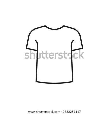 Shirt vector icon. T-Shirt icon. Shirt flat sign design. Shirt symbol pictogram. UX UI icon