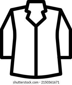 shirt Vector illustration on a transparent background. Premium quality symbols. Stroke vector icon for concept and graphic design.
