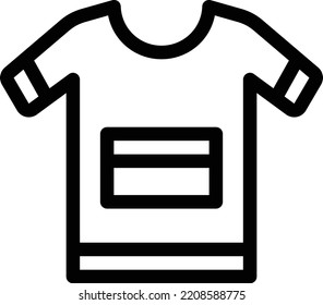 shirt Vector illustration on a transparent background. Premium quality symmbols. Thin line vector icons for concept and graphic design. 
