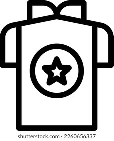 shirt  Vector illustration on a transparent background. Premium quality symmbols. Thin line vector icons for concept and graphic design.