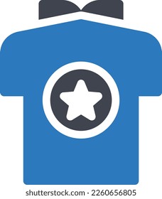 shirt Vector illustration on a transparent background. Premium quality symmbols. Glyphs vector icons for concept and graphic design. 
