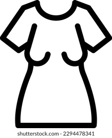 shirt Vector illustration on a transparent background. Premium quality symmbols. Thin line vector icons for concept and graphic design. 
