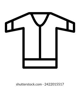 Shirt Vector Line Icon Design