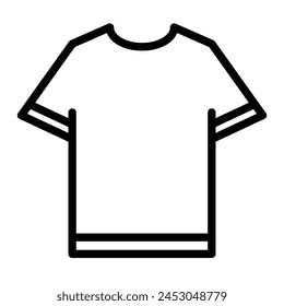 Shirt Vector Line Icon Design