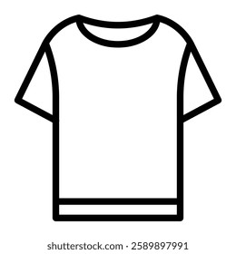 Shirt Vector Line Icon Design For Personal And Commercial Use