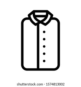 shirt vector thin line icon 