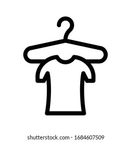 Icono de línea delgada del vector de pantalones 