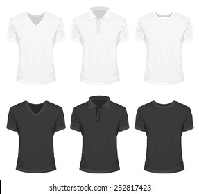 Shirt in White and Black Color