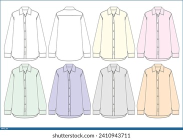 Shirts Apparel Vector Pattern Fashion illustrator