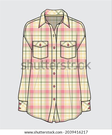 SHIRTS WITH CHECKS FOR WOMENS AND TEENS