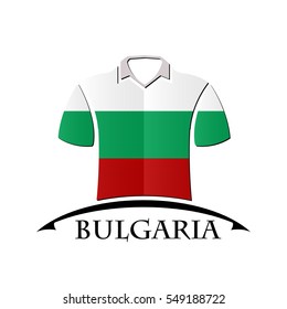 shirts icon made from the flag of Bulgaria