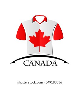 shirts icon made from the flag of Canada