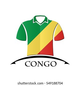 shirts icon made from the flag of Congo