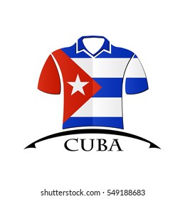 shirts icon made from the flag of Cuba