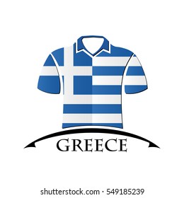 shirts icon made from the flag of Greece