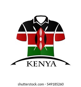 shirts icon made from the flag of Kenya