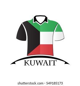 shirts icon made from the flag of Kuwait