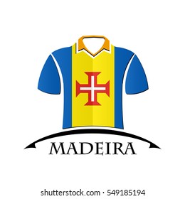 shirts icon made from the flag of Madeira