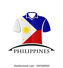 shirts icon made from the flag of Philippines