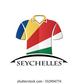 shirts icon made from the flag of Seychelles