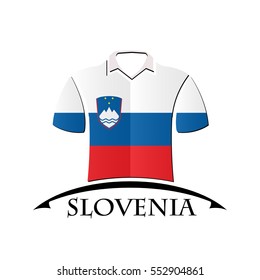 shirts icon made from the flag of Slovenia