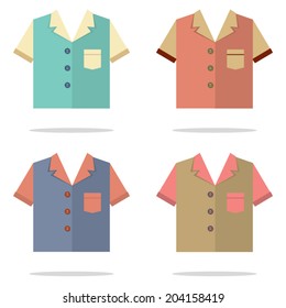 Shirts For Men Vector Illustration