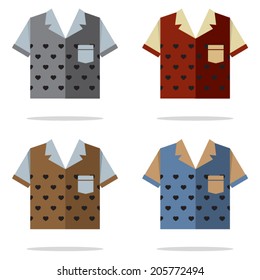 Shirts For Men Vector Illustration