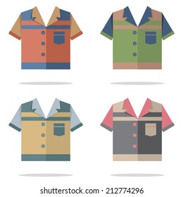 Shirts For Men Vector Illustration