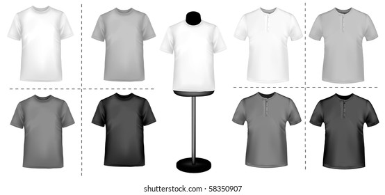 Shirts. Photo-realistic vector